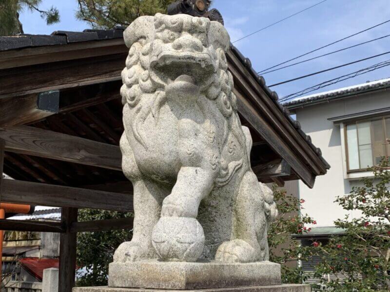 犀川神社の狛犬