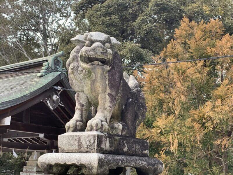 大野湊神社の狛犬