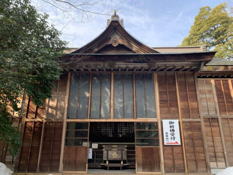 大野湊神社の拝殿