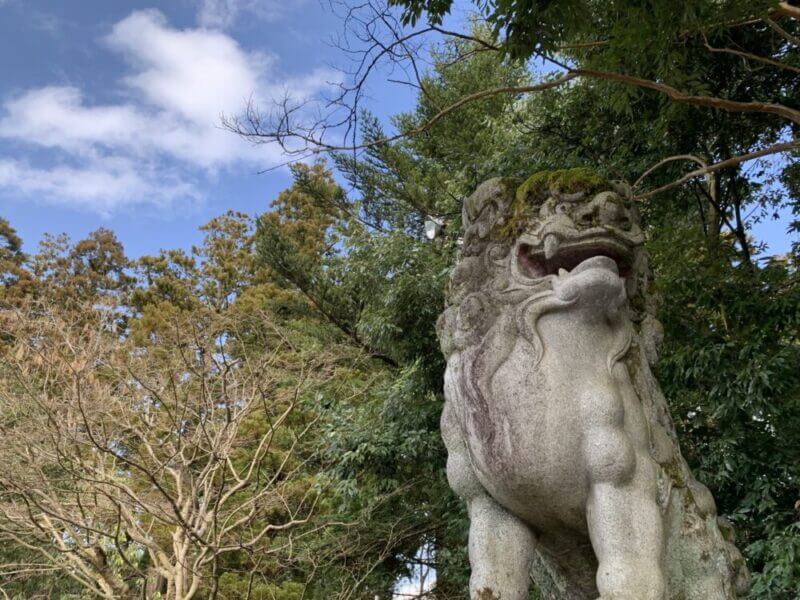 高瀬神社の狛犬