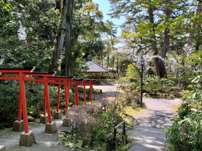 金澤神社から金城麗澤へ